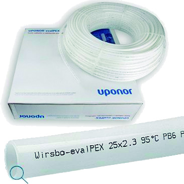UPONOR 1062887 TUB EVALPEX 25x2,3 RULL (60m)